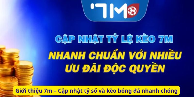Giới thiệu 7m – Cập nhật tỷ số và kèo bóng đá nhanh chóng