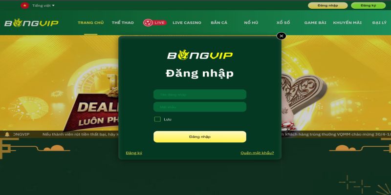 Đăng Nhập Bongvip - Hướng Dẫn Và Giải Đáp Thắc Mắc Từ Bet Thủ